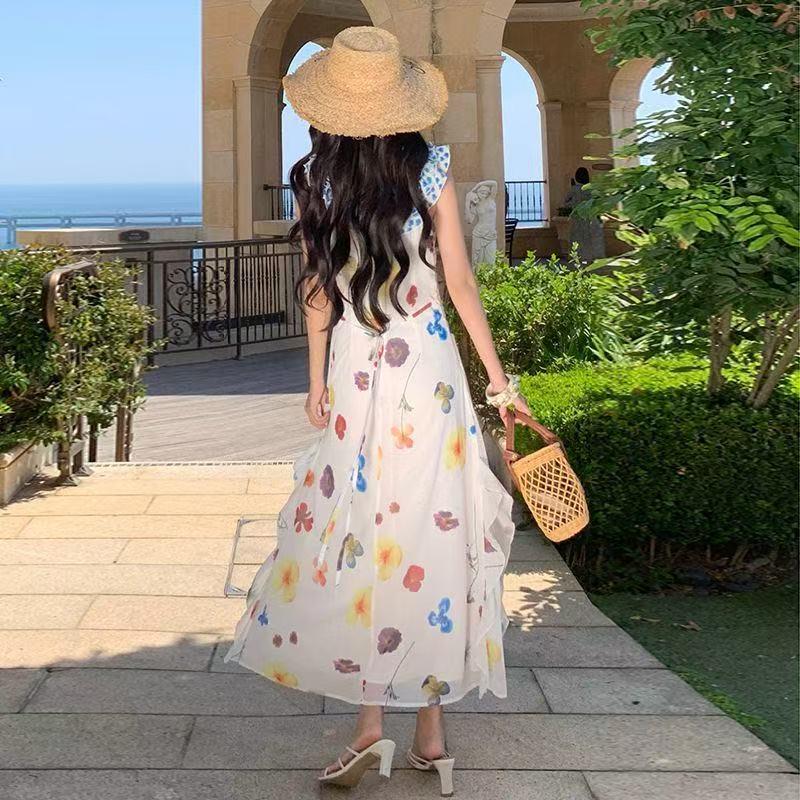 High-End Women's Dopamine Summer Beach Dress - 2026 Autumn New Arrival Long Skirt