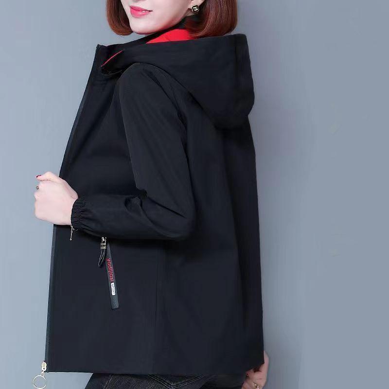 

WTEMPO весна осень тренчкот женский с капюшоном тонкий женский ветровка топы больших размеров куртки Mujer женское пальто топ 4XL