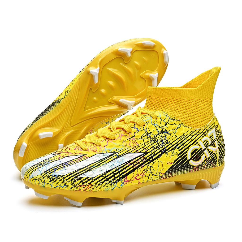 Men'S And Women'S Football Shoes Tf Long Nails Broken Nails Large Size High Top Children'S Professional Game Training Football Shoes
