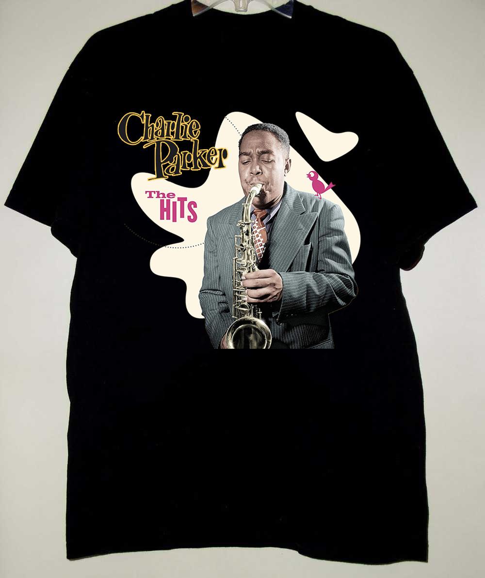 Charlie Parker The Hits Album Unisex T-Shirt All Size SB305 S