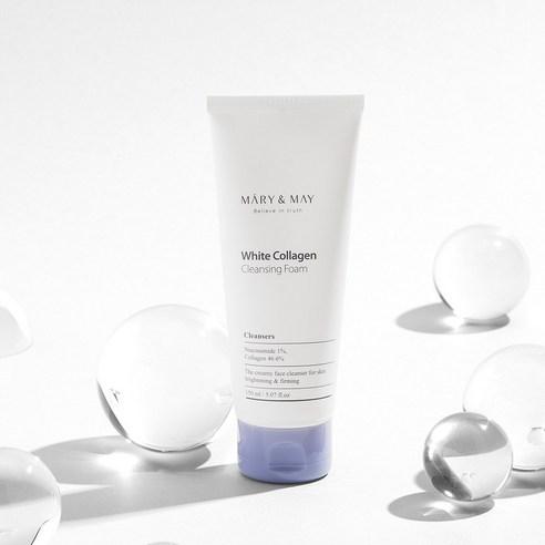 MARY&MAY White Collagen Cleansing Foam Brightening & Firming Care 150ml