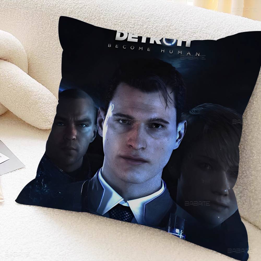 D-Detroit B-Stań się H-Człowiekiem Poszewka na Poduszkę Poszewka na Poduszkę Sofę Dekoracja Pokoju Domowego Prezent dla Dzieci