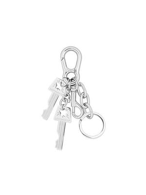 SENTIMENTS N°595 [argent] TROU DE CLÉ ÉTOILE BAGUE pour CLÉ