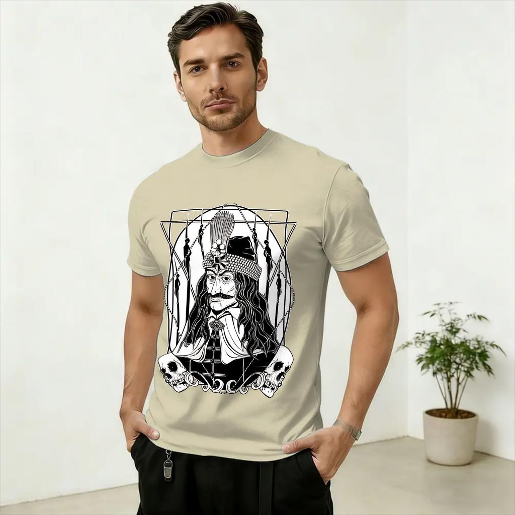 Vlad III Dracula The Impaler T Shirt Summer Hip Hop TShirts Unisex Cotton ONeck Plus Size Top Tees ShortSleeved Vintage Tops