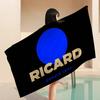R-Ricard-S LOGO Microfiber Beach Towel Absorbent Quick Dry Soft Yoga Swimming Resort Mountain Climbing Towel