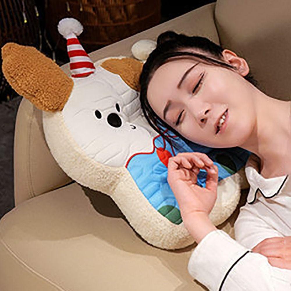 

Cartoon Lumbar Cushion Non-slip Seat Pad Comfortable Cooling Seat Cushion Bed Style C