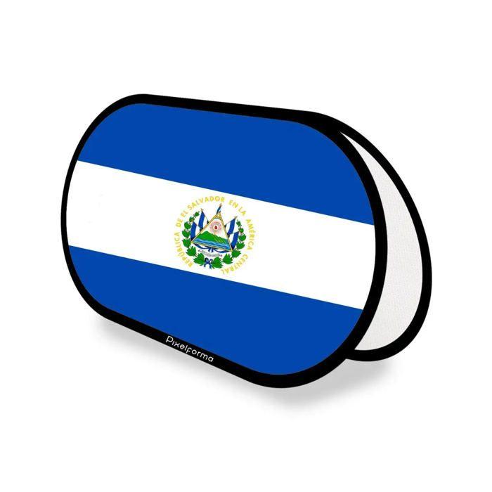 Drapeau - Salvador - Ovale - 70 x 120 cm - Polyester - Impression recto/verso