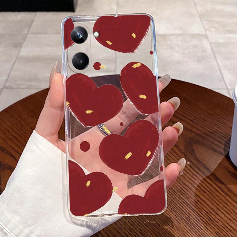

Casing For Realme 10 Pro Fundas Clear Silicone Jelly Soft TPU Back Cover For Realme 10 Pro+ Pro Plus Cute Rabbit Cat Phone Case realme 10 Pro+