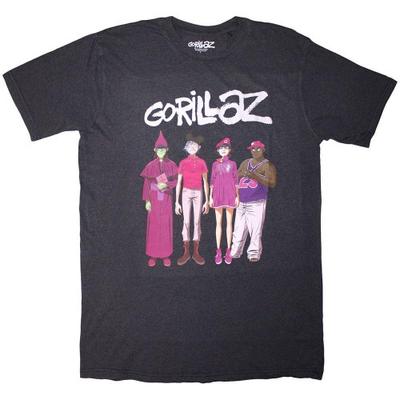Gorillaz Unisex Adult Cracker Island Group T-Shirt
