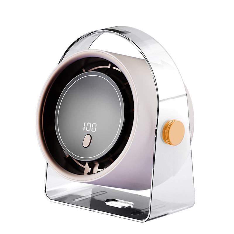 USB Rechargeable Desk & Clip Fan for Home, Office, Dorm – Compact Air Circulator