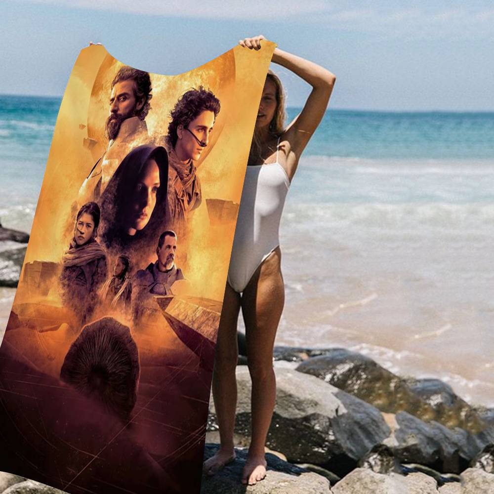 Science Fiction Movie D-Dune Big Microfiber Beach Towels Quick Dry Towel Sand Beach Towels Pool Towel For Travel Swim Pool Yoga