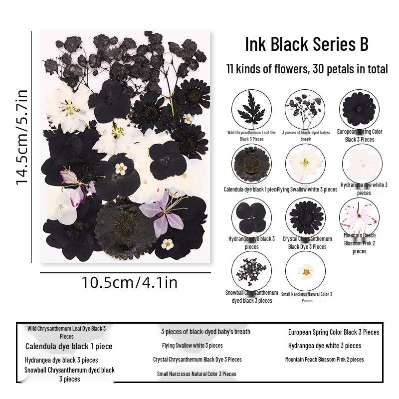 DIY Dried Flower Specimen Sticker Set for Kids: Handmade Pressed Flower Frames & Resin Bookmark Craft Kit