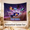 Custom Name Text Tapestry,Rocket League Boho Wall Hanging, Decorative Backdrop Tapestry For Room