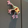 New  Cute Gradient Colored Frog Fridge Magnets Cartoon Cute Mini Action Figures Kitchen Fun Decorations Car Pendant