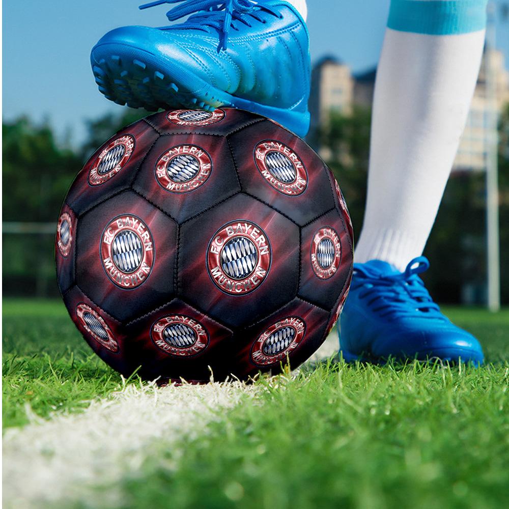 Pallone da Calcio Bayern Monaco Taglia 5 Standard Durevole per Allenamento Partita Sport all'Aperto per Adulti