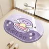 Bathroom Floor Mat, Bathroom Diatom Mud Absorbent Mat, Door Mat Entry Non-slip Bathroom Quick-drying Non-slip Carpet