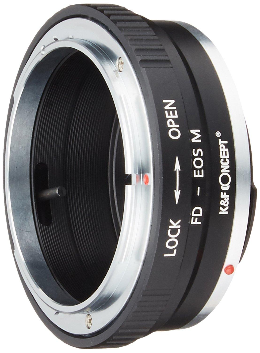 

Concept Lens Mount Adapter FD Mount Lens to Canon Mount with Aperture Ring K&F KF-FDEM (Canon EF-M Adapter)