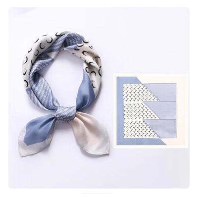 HANDUNYOU Mulberry Silk Small Square Scarf