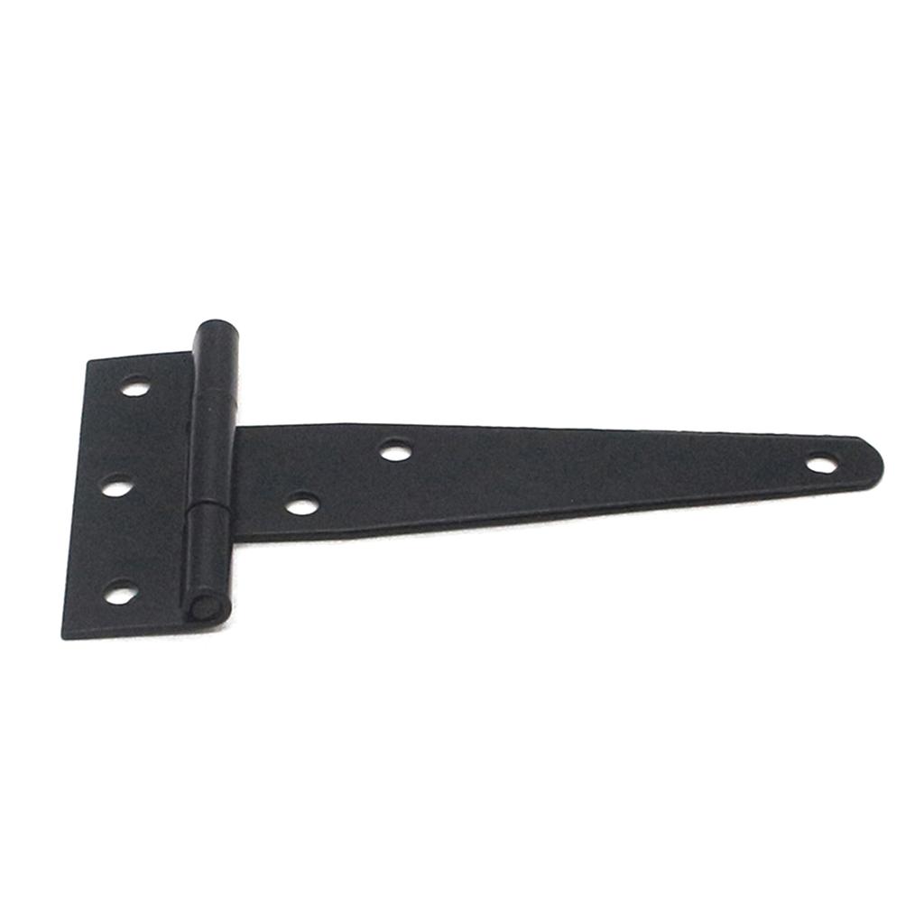 4pcs Heavy Duty T Strap Hinges Wrought Metal Hardware Rustproof Shed Door Hinges Rustproof T Hinges set for Wood Gates