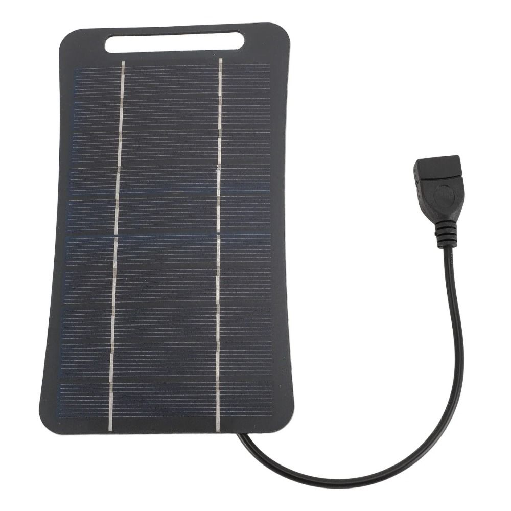 5V 2W USB Solar Charger Panel Versatile Power Source with USB Output Portable Solar System High Efficiency Multipurpose