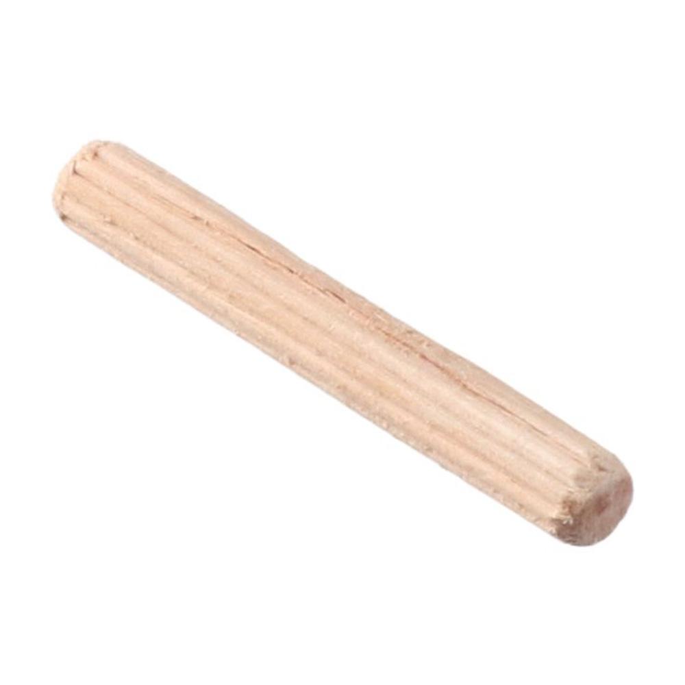 50Pcs 6x30mm 6x40mm 6x50mm Wooden Dowels  Fluted Wood Dowels Rods Wooden Crafts Dowel Pegs