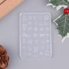 1/3/5Pcs Christmas Snowman Christmas Tree Silicone Nail Mold Palace Nail Decorations Diy Design Silicone Manicure Mold Nail Art