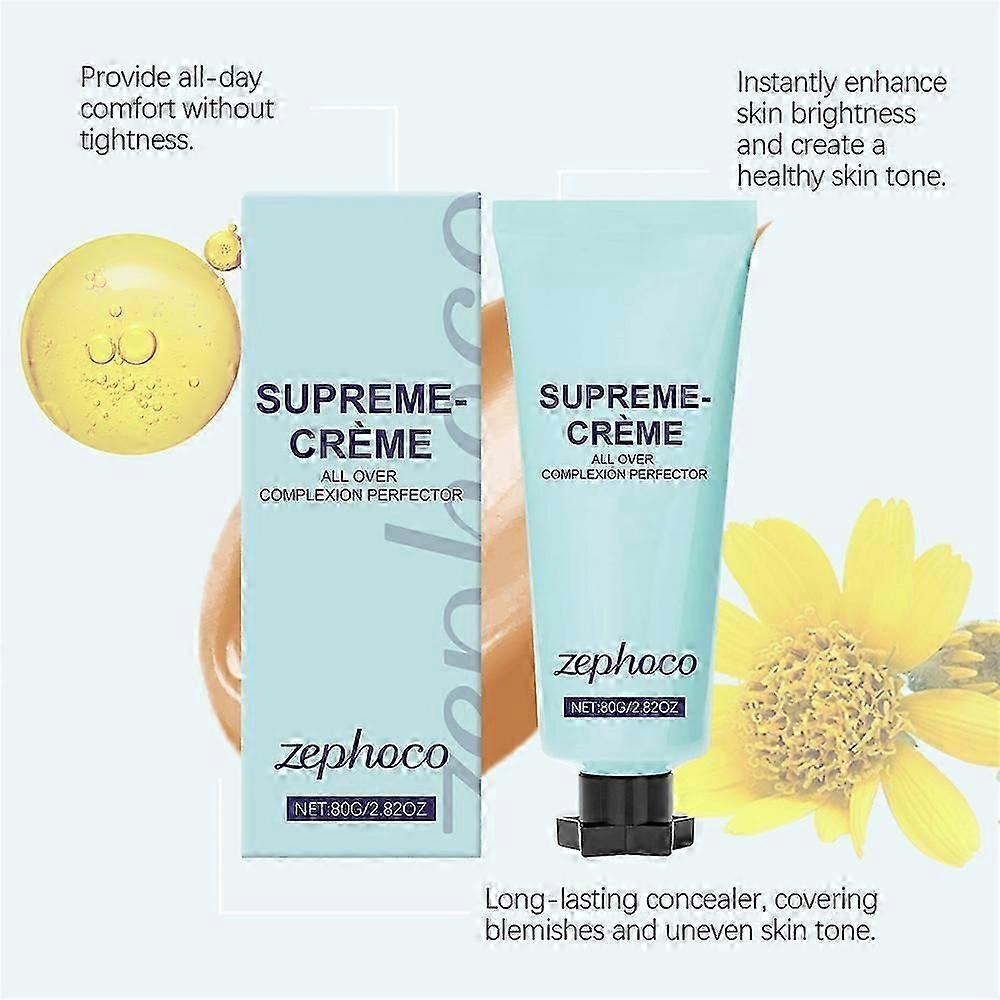 Supreme Creme All Over Complexion PerfectorLong-Lasting Concealer Foundation - Waterproof,Suitable for The Body And Face