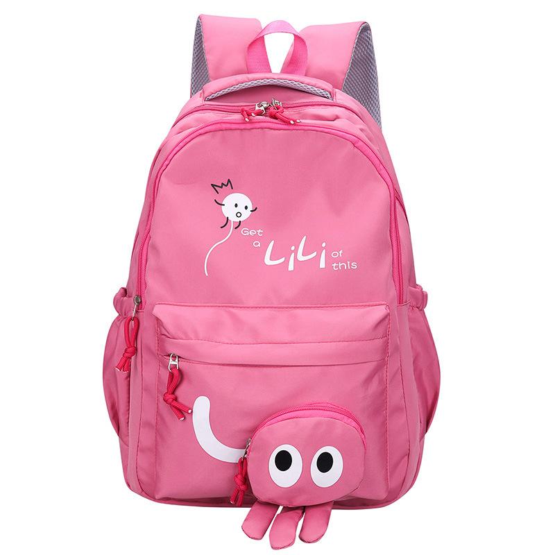 Schoolbag wholesale new junior high school students small octopus large capacity backpack female high school students primary school school backpack