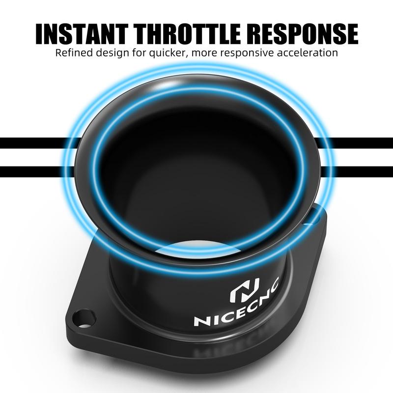 NICECNC Motorcycle High RPM Power 65mm Shortened Intake Trumpet for 1290 Super Adventure/R/S/T 1290 SAR SAS SAT 2013-2024 2023