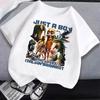 Summer Tops Italian Brainrot T-Shirt Cartoon Anime Print Clothes Round Neck Basic Tops Fashin Casual Loose T Shirts Gift Unisex