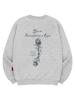 Ellamo Twin Rose Sweatshirt Unisex Big Size S~4Xl (Type A)