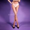 Sexy Women Elastic High Waist  Glossy Shiny Sockings Sheer See Through Tights Stockings Dance Shaping Pantyhose Fashion Ootd