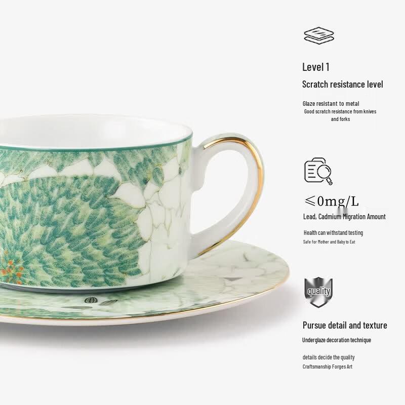 Jingdezhen White Porcelain Coffee & Tea Set