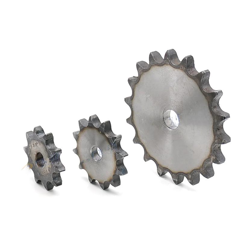 10A Flat Chain Gear 10/11/12/13/14/15/16/17/18/19/20-25 Teeth Industrial Flat Sprocket Wheel Carbon Steel Tooth Pitch 15.875mm