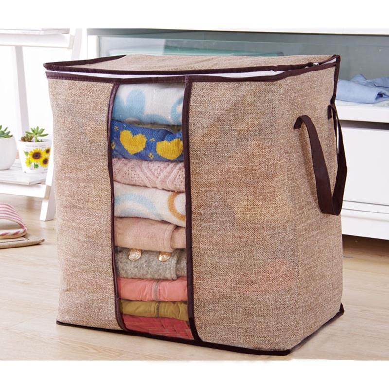 Storage Bag Home Large Non-woven Cloth Cotton Quilt Dustproof Storage Bag