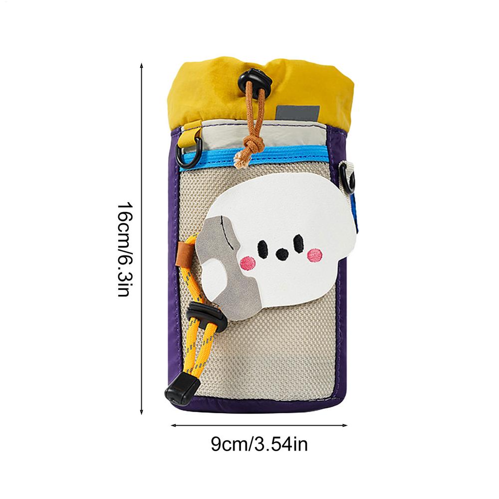 Bike Water Holder Insulated Handlebar Bag Waterproof Insulated Bottle Pouch Bag For Mountain Road Bike Scooter Wheelchair