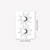 Sun And Moon Tattoo Sticker Premium Sense Niche Simple Small Fresh Clavicle Tattoo Sticker