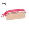 Rainbow Gradient Pen Bag Iridescent Holographic Pencil Case, Transparent Stationery with Wide Correction Tape Holder Case U-Shaped Zipper, Large