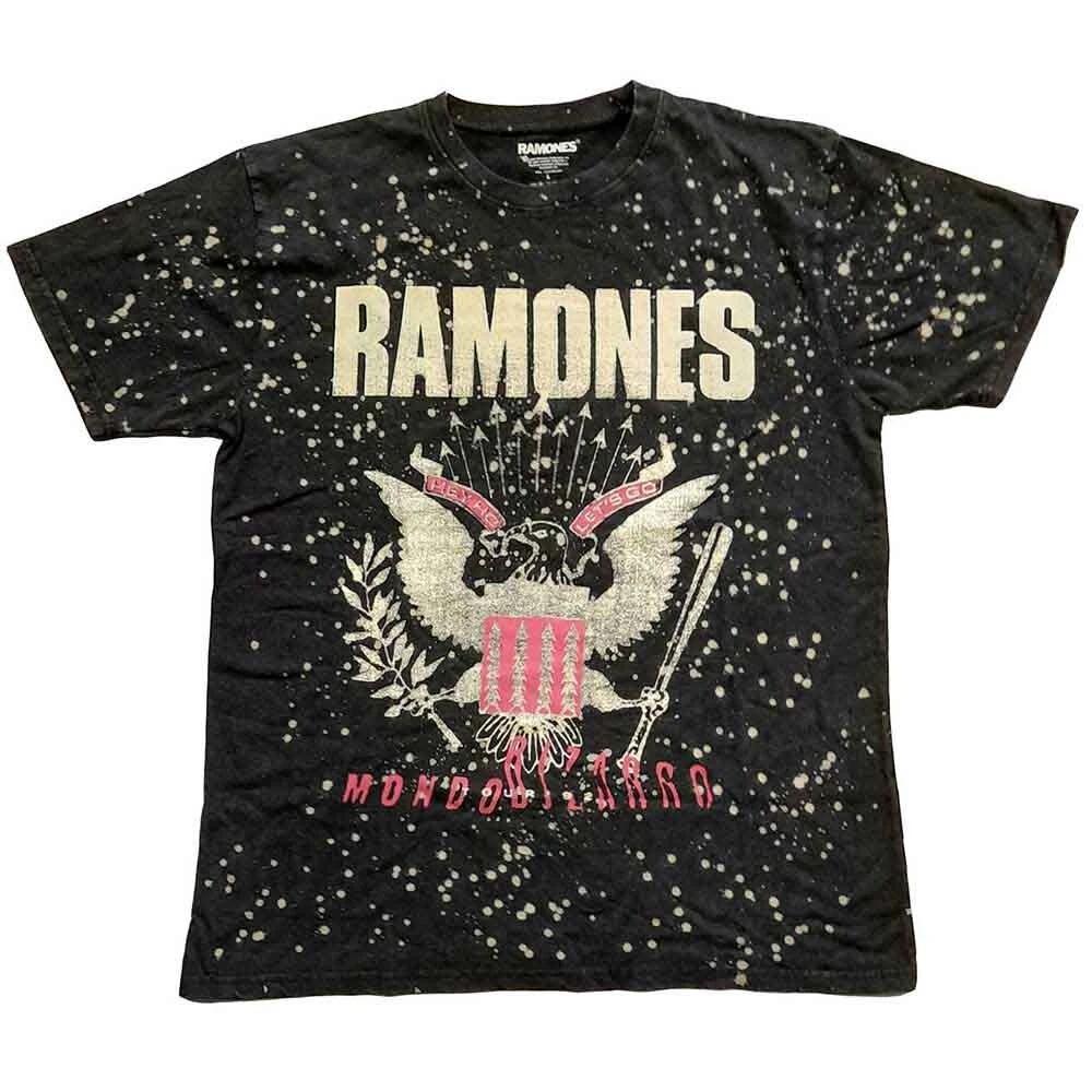 Ramones  Eagle  Black Dye T shirt - NEW 2XL