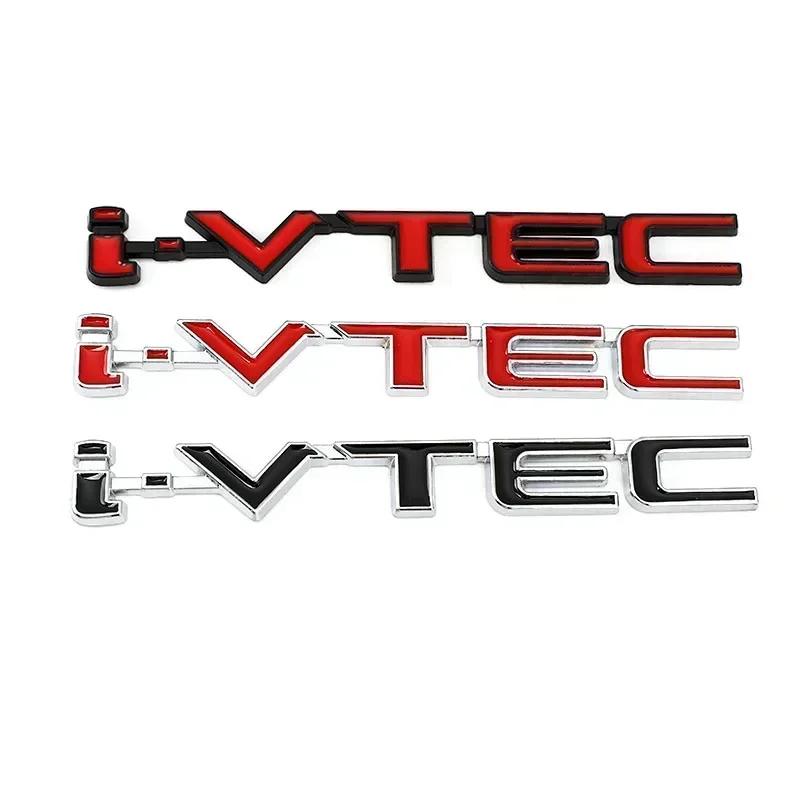 For Honda City CB400 CB750 I-VTEC VFR800 Civic Accord Odyssey CRV SUV Spirior 3D Metal Car Sticker VTEC Logo Emblem Badge Decals