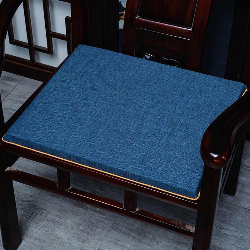 Non-slip Rosewood Tea Table & Dining Chair Seat Cushion with Latex Sponge