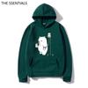 2022 Felpe con Cappuccio Panda Kawaii Unisex Harajuku Needs More Boba Felpa con Cappuccio Unisex Primavera Autunno Estetica Cartone Animato Grafica Felpa