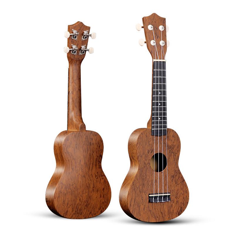 21-Inch Natural Wood Children's Ukulele Four-String Guitar Instrument