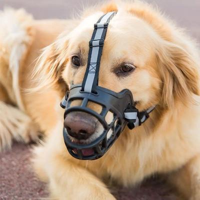 Dog Comfy Breathable Cesta Focinho Protetor Contra Mordidas E Latidos Médio E Grande Máscara Anti-latidos Focinho Cães Suprimentos