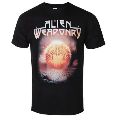 Space Planet Maori Tribal Element Double Sided Print T Shirt, Alien Weaponry Band Graphic Tee, Unisex Rock Style Top