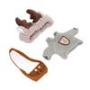 3 Piece Set Duck Plush Toy Clothes Washable Plush Plush Duck Clothing DIY Match Cartoon Stuffed Duck Clothing for Kids