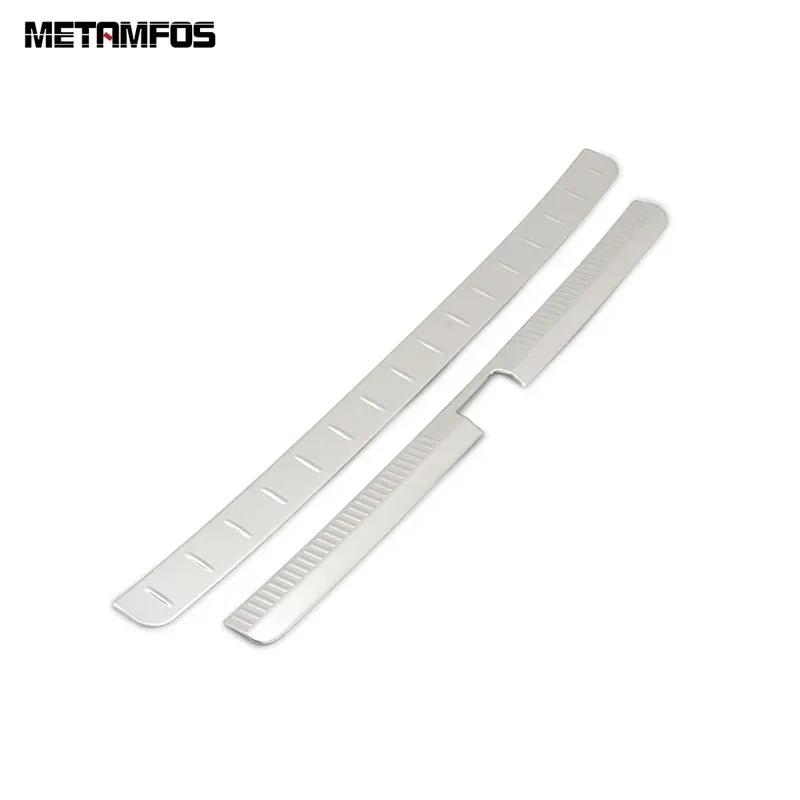 Accessories For Toyota Camry XV70 2017-   2024 Rear Trunk Bumper Foot Plate Tailgate Door Sill Scuff Guard Plate