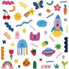 European Style Cartoon Fruit Wall Stickers for Children's Bedroom - Ideal for Hot Selling