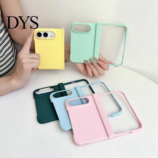 Чехол для телефона Однотонный чехол для IPhone 18 Fold, Защитный чехол с полной защитой шарнира, устойчивый к отпечаткам пальцев, Жесткий чехол, Тонкий, Ударопрочный Защитный, Горизонтальный