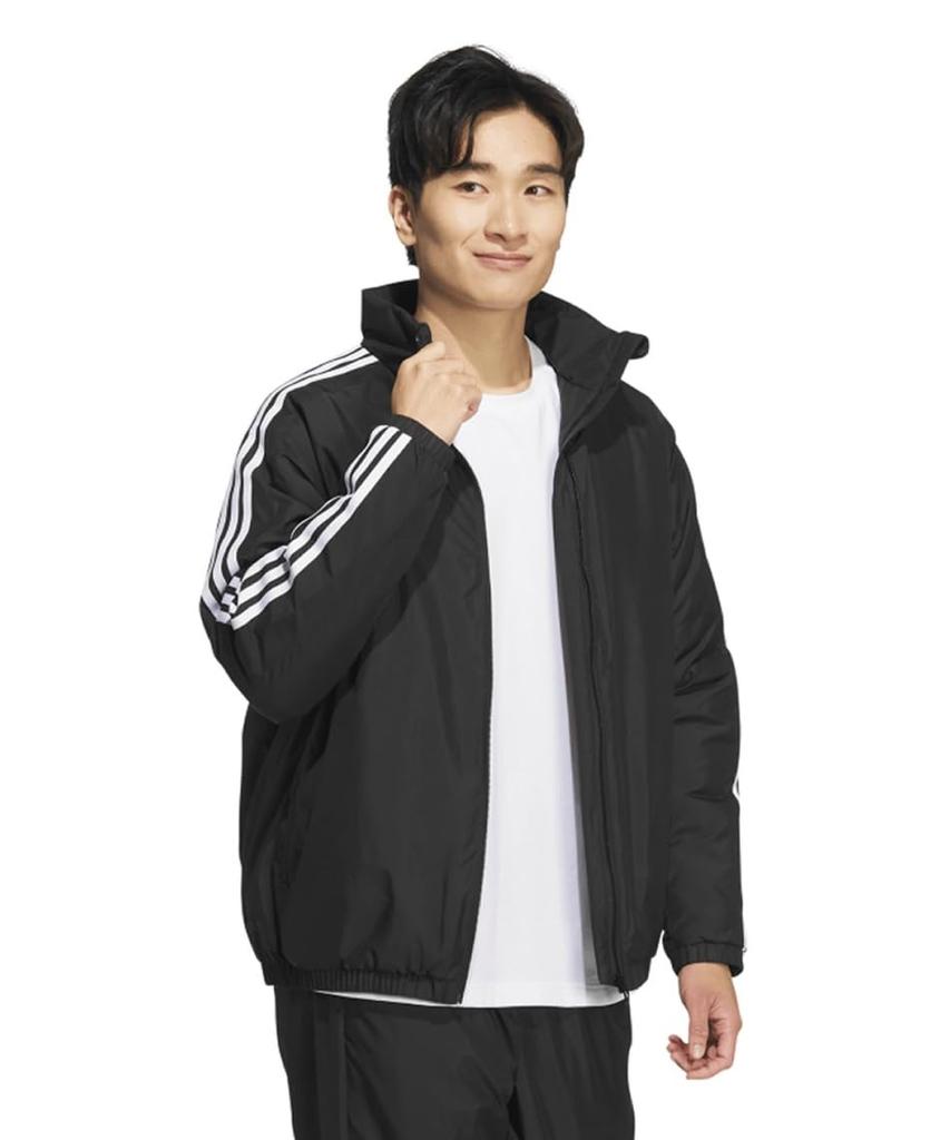 Adidas 3S Padded Warmer Black Size L Must-Have Jacket, Men's KWX74, (JG8522),